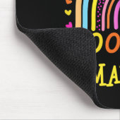 Schullehrertag 100 Tage intelligenter Regenbogen Mousepad (Ecke)