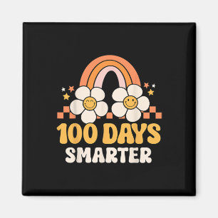 Schullehrertag 100 Tage Smarterer Regenbogenkid Magnet