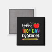Schullehrertag Kostüm 100 Tage Schüler K Magnet (Vorderseite/Rückseite)