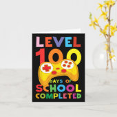 Schullehrertag Schüler Kinder 100 Tage Karte (Gelbe Blume)