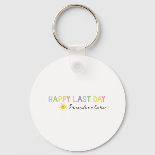 Schullehrertag - Vorschulabschluss Schlüsselanhänger (Vorderseite)