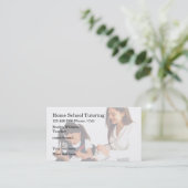 Schullehrerthema Visitenkarte (Stehend Vorderseite)