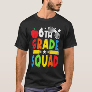 Schulleiter der 6. Klasse Jungs Mädchen zurück nac T-Shirt
