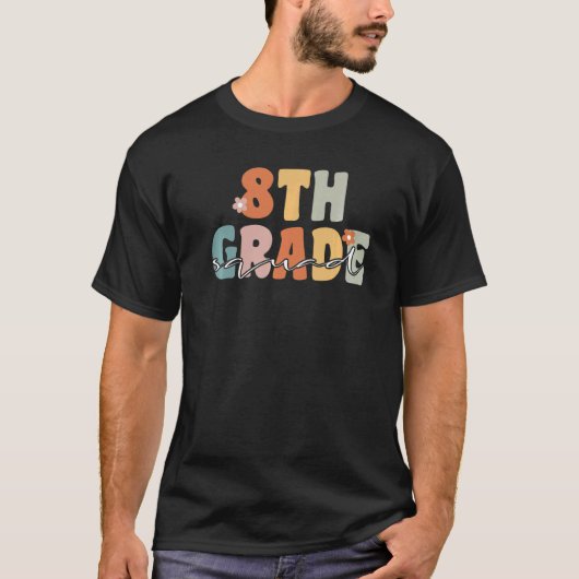 Schulleiter Groovy Retro Schoo T-Shirt (Vorderseite)