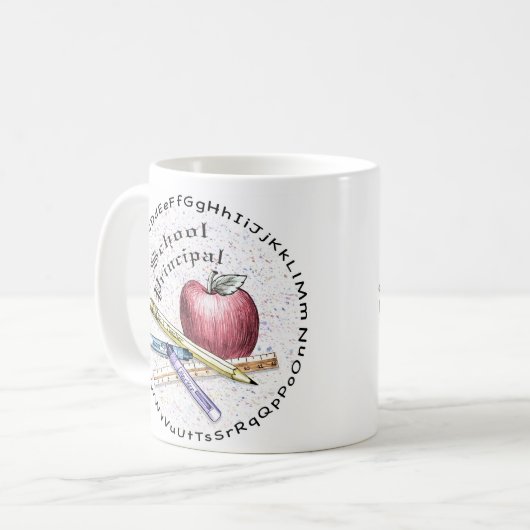 Schulleiter Kaffeetasse (Vorderseite Links)
