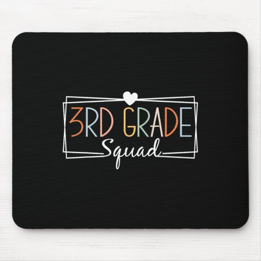 Schulleiter Kinder 3. Klasse zurück zur Schule Mousepad (Vorne)