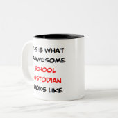 Schulleiter, phantastisch zweifarbige tasse (Vorderseite Links)