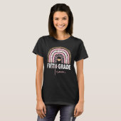 Schulleiter Rainbow Back To School Hallo Fif T-Shirt (Vorne ganz)