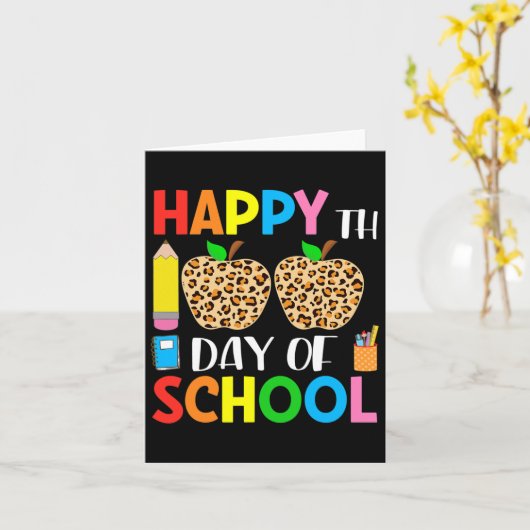 Schulleiter und Schüler 1 Karte (Gelbe Blume)