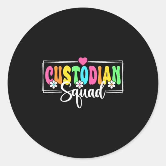 Schulleiterin zurück zu Schülern Runder Aufkleber (Vorderseite)