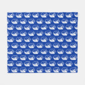 Schullogo Fleecedecke (Vorderseite (Horizontal))