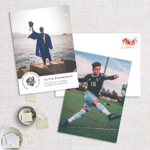 Schullogos und Foto-Abschluss Ankündigung