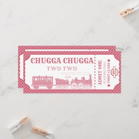 Schulmädchen 2. Geburtstag Einladung (Vorderseite/Rückseite Beispiel)