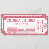 Schulmädchen 2. Geburtstag Einladung (Vorne/Hinten)