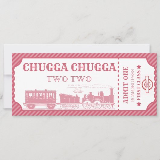 Schulmädchen 2. Geburtstag Einladung (Vorderseite)