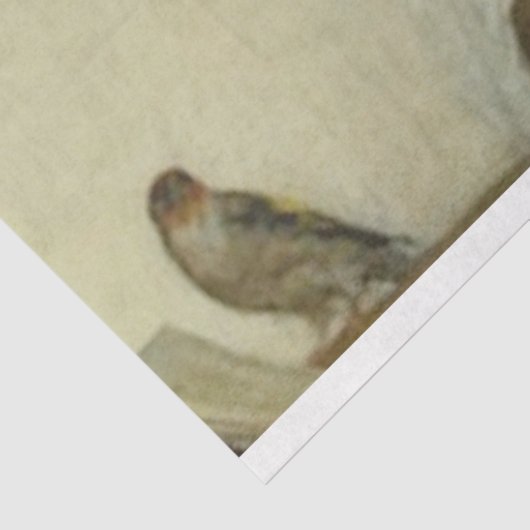 Schulmädchen-Dekoupage und Bildübermittlungsblatt Seidenpapier (Ausschnitt)