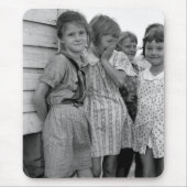 Schulmädchen in der Großen Depression, Mousepad (Vorne)