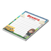 Schulmädchen Mitzva Note Notizblock (Rotiert)