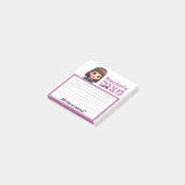 Schulmädchen Mitzvah klebrige Notiz (angewinkelt)