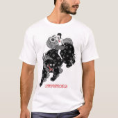 Schulmädchen und shishi (Tempellöwe) T-Shirt (Vorderseite)