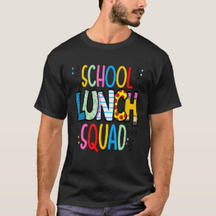 Schulmahlstube in Cafeteria-Arbeiterin Lunch Lady T-Shirt