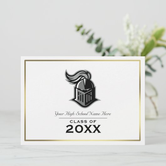 Schulmaklerparty Einladung (Stehend Vorderseite)