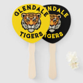 Schulmascot Fächer (Vorne und Hinten)