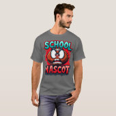 Schulmaskottchen Amerikaner T-Shirt (Vorne ganz)