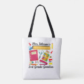 Schulmaterial der dritten Klasse Tasche (Rückseite)