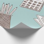 Schulmathe Geschenkpapier (Ecke)