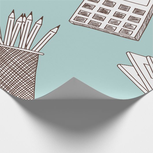 Schulmathe Geschenkpapier (Ecke)