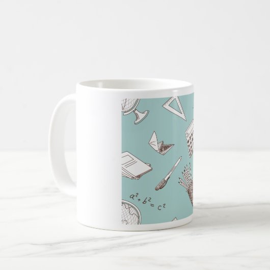 Schulmathematik Kaffeetasse (Vorderseite Links)
