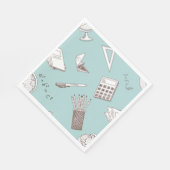 Schulmathematik Serviette (Ecke)