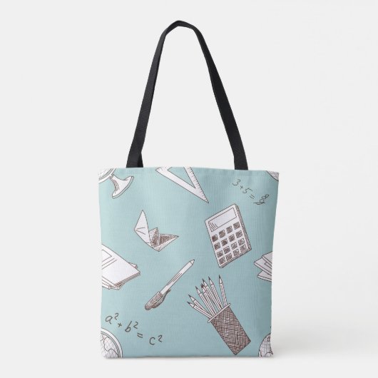 Schulmathematik Tote Bag Tasche (Rückseite)