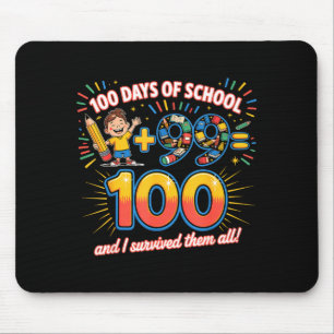 Schulmeilenstein 100 Tage Lernkonzept Lehrer Mousepad