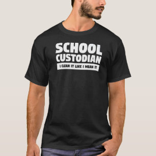 Schulmeister ich säubere es, als ob ich es Gemeine T-Shirt