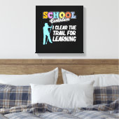 Schulmeister Kleiner Weg Karriere Janitor Gra Leinwanddruck (Insitu (Schlafzimmer))