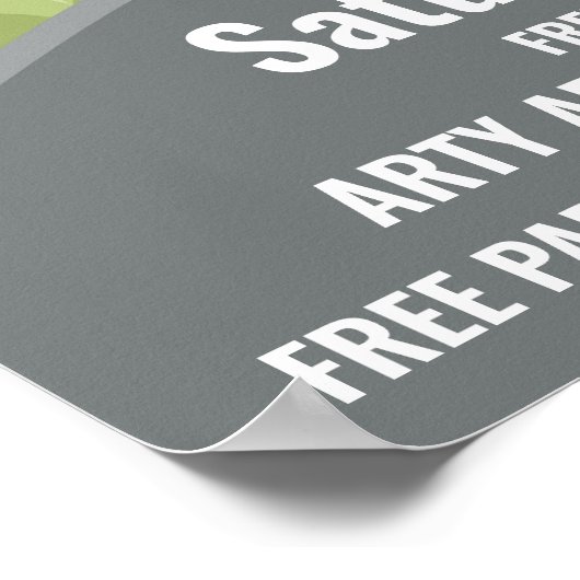 Schulmesse PTO Sommermesse Flyer Vorlage Poster (Ecke)