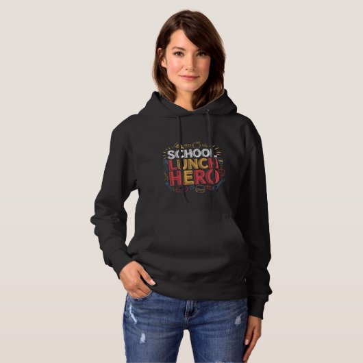 Schulmittagsheld Hoodie (Vorne ganz)