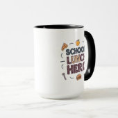 Schulmittagsheld Tasse (VorderseiteRechts)