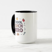 Schulmittagsheld Tasse (Vorderseite Links)