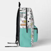 Schulmitteldoodle Bedruckter Rucksack (Links)