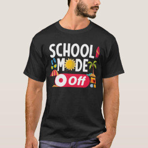 Schulmodus am letzten Schultag Sommersonne T-Shirt