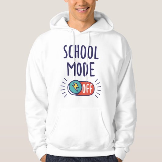Schulmodus Hoodie (Vorderseite)