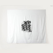 Schulmodus: ON! ,Vintag Inspiriert Entwurf Wandteppich (Vorderseite (Horizontal))