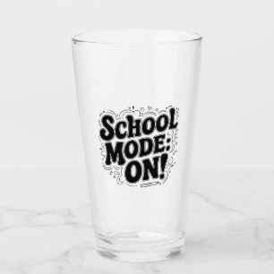 Schulmodus: ON! Vintag Inspiriert Typografie mit Glas