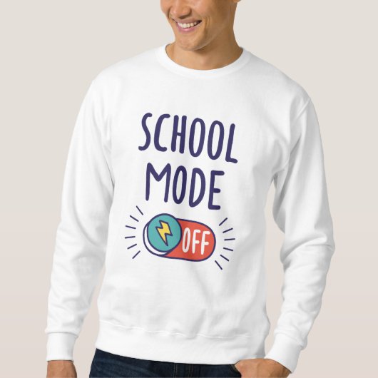 Schulmodus Sweatshirt (Vorderseite)