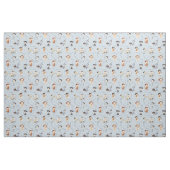 Schulmusikband Notenschild Blau Stoff (Fat Quarter (45,7 x 55,9 cm))