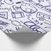 Schulmuster Geschenkpapier (Ecke)