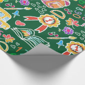 Schulmuster Geschenkpapier (Ecke)